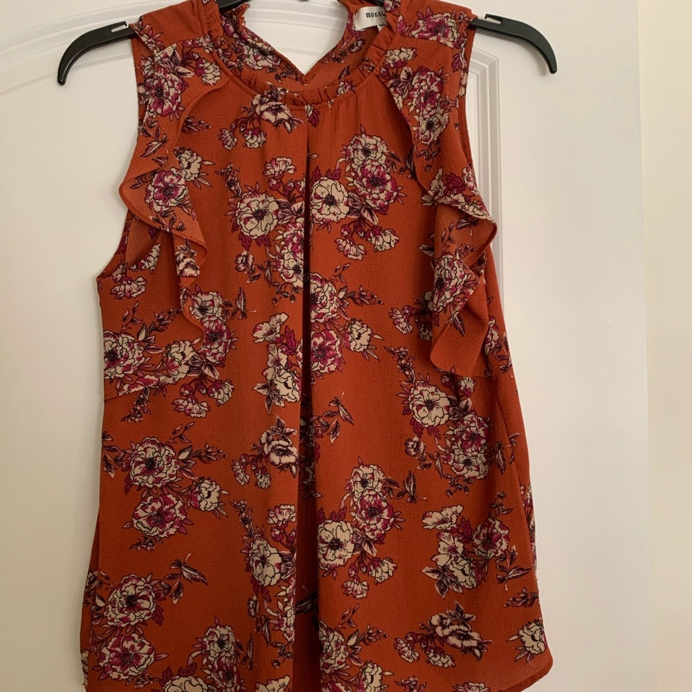 flower print tank top